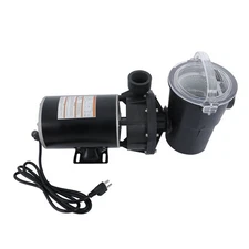Black Heavy-Duty Motor W3SP1580 Above Ground Swimming Pool Pump 1 HP With Cord