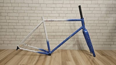 CRUST Bikes Evasion Lite Freme Set Blue White Fade Size XM 56 | eBay