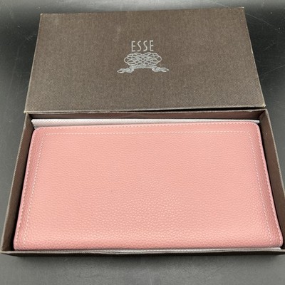 ESSE Travel Document Holder Pink Leather