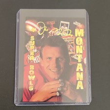 Sports Stars USA 1994/95 Joe Montana #92 4 Super Bowls 49ers Football Card