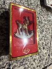 LENOX 2003 BABY's FIRST CHRISTMAS 1st RUDOLPH ROCKING HORSE Ornament NEW in BOX