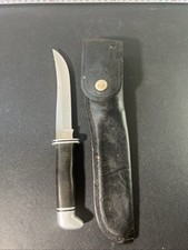 Vintage 1970's Buck 121 Fishing Knife with Sheath