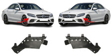 Für MERCEDES-BENZ C W205 AMG 19-21 Neuer Front Stoßstange Unterhalter Set