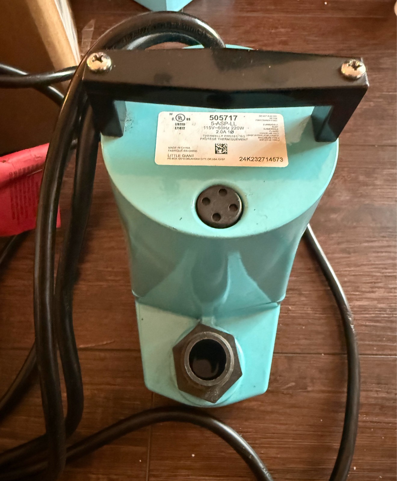 Little Giant 5-ASP-LL 1/6 HP 1500 G Aluminum Diaphragm Switch AC Hydroponic Pump