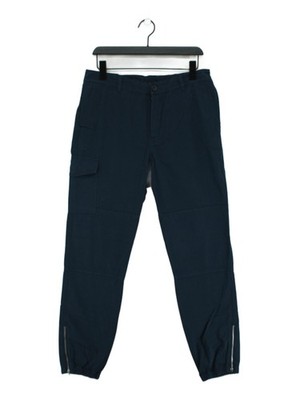 Paul Smith Herren Hose W 31 in Blau 100% Baumwolle Tapered Cargo Neu Mit Etikett