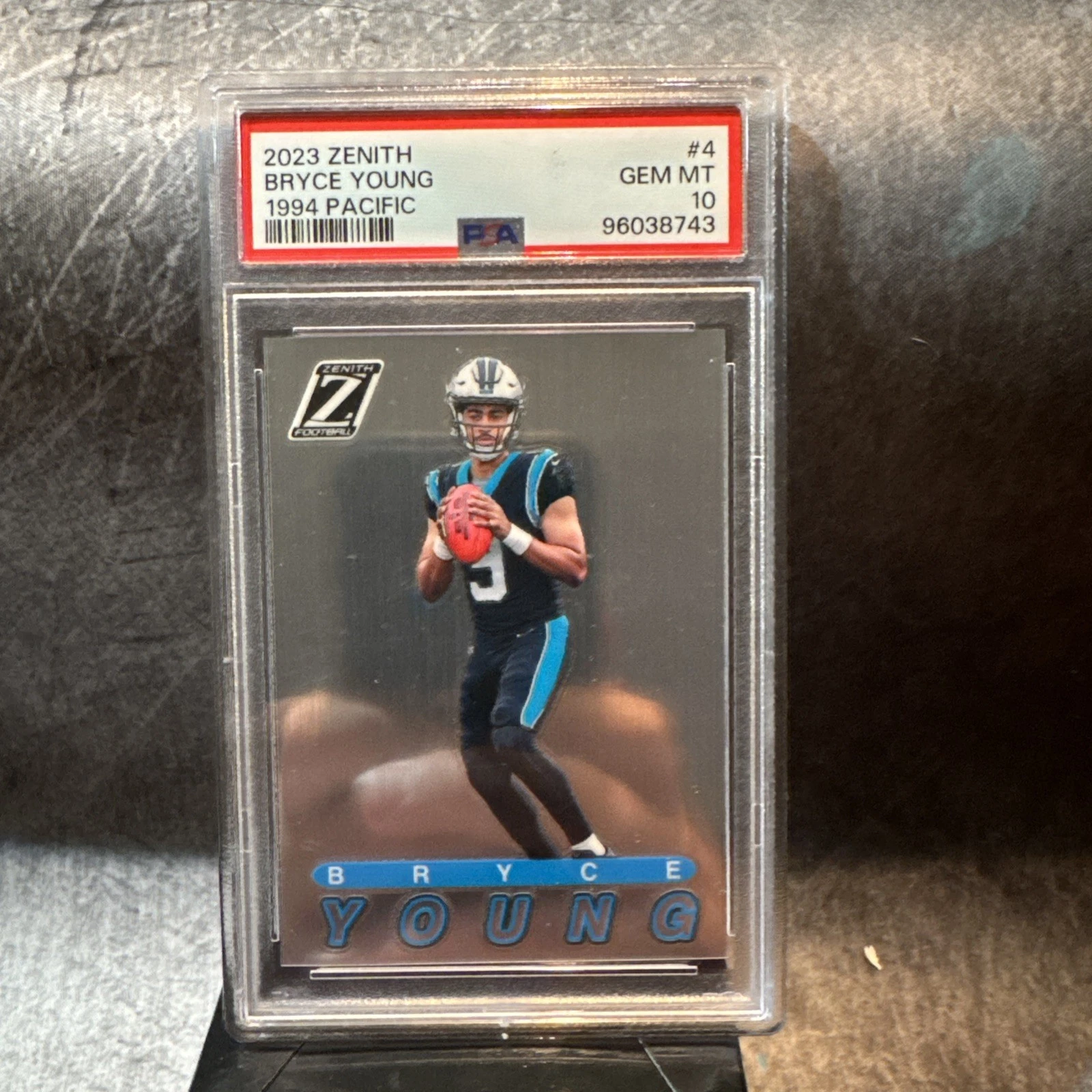 Bryce Young Panini Zenith 1994 Pacific #4 Base