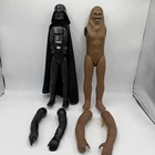 Vintage Star Wars Darth Vader and Chewbacca 12”inch ￼