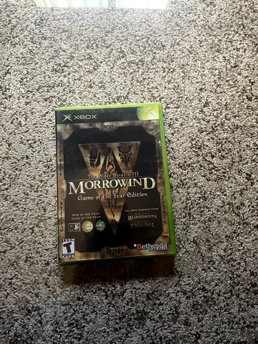 Elder Scrolls III: Morrowind - Game of the Year Edition Xbox Original CIB