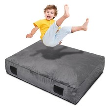 3 x 4 Ft Crash Pad Soft Velvet Cover Sensory Crash Pad for Kids with Durabl...