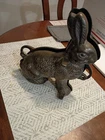 Authentic GRISWOLD ERIE PA Cast Iron Bunny Cake Mold 2 Piece #862 And #863