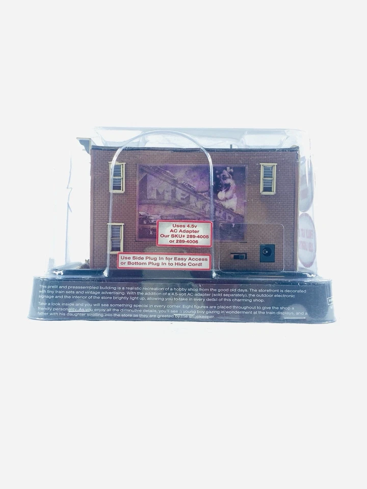 Menards 279-5001 HO Gauge HOBBY SHOP Gold Line Collectible Building LED Lights - Image 4 of 4