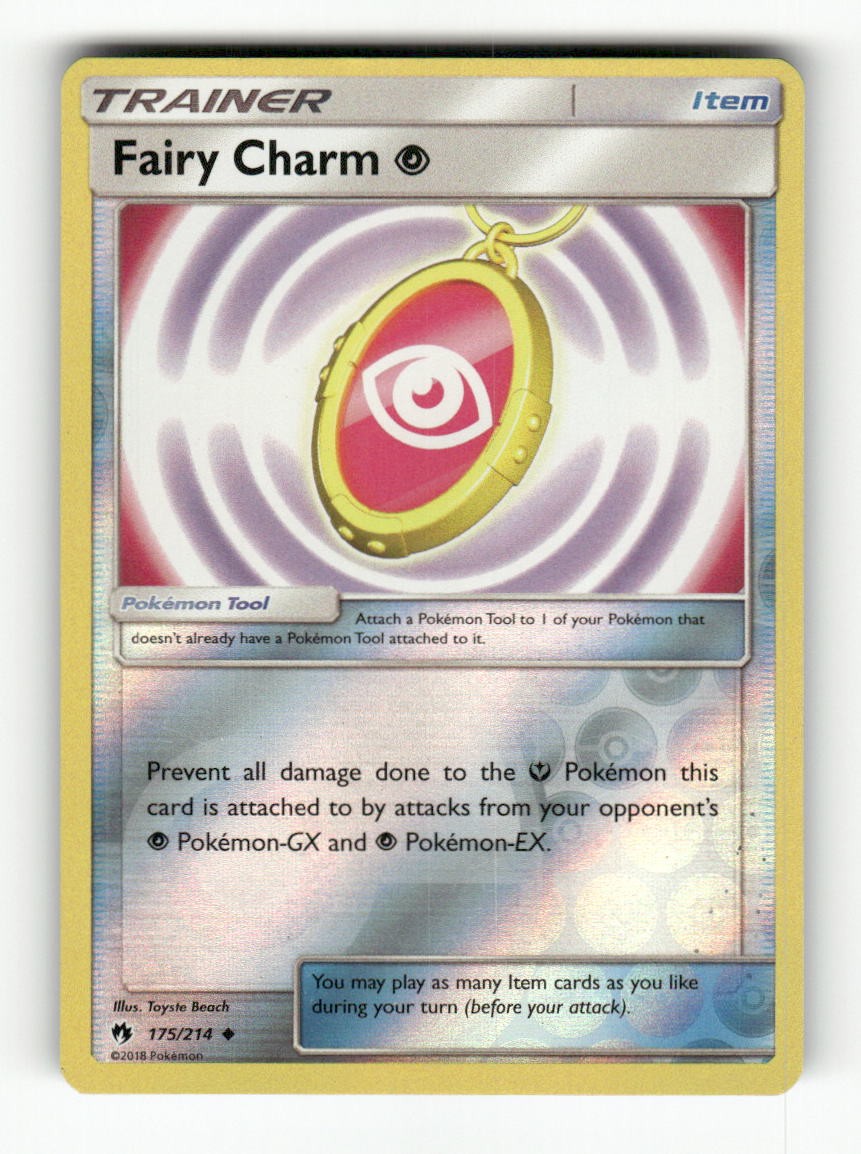Fairy Charm Psychic 175/214 Lost Thunder Pokemon Reverse Holo MP Toyste Beach