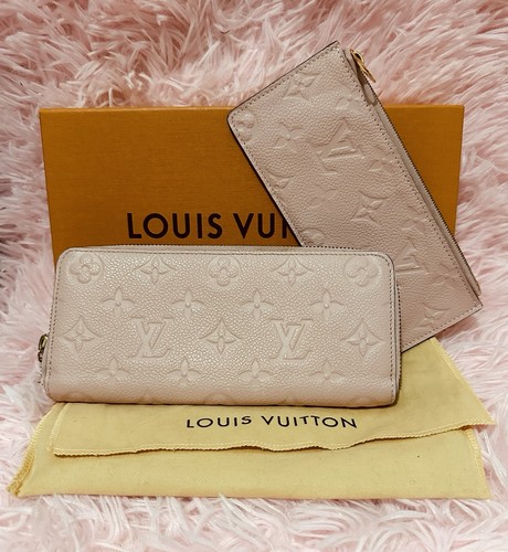 Louis Vuitton Clemence Zip Wallet Empriente