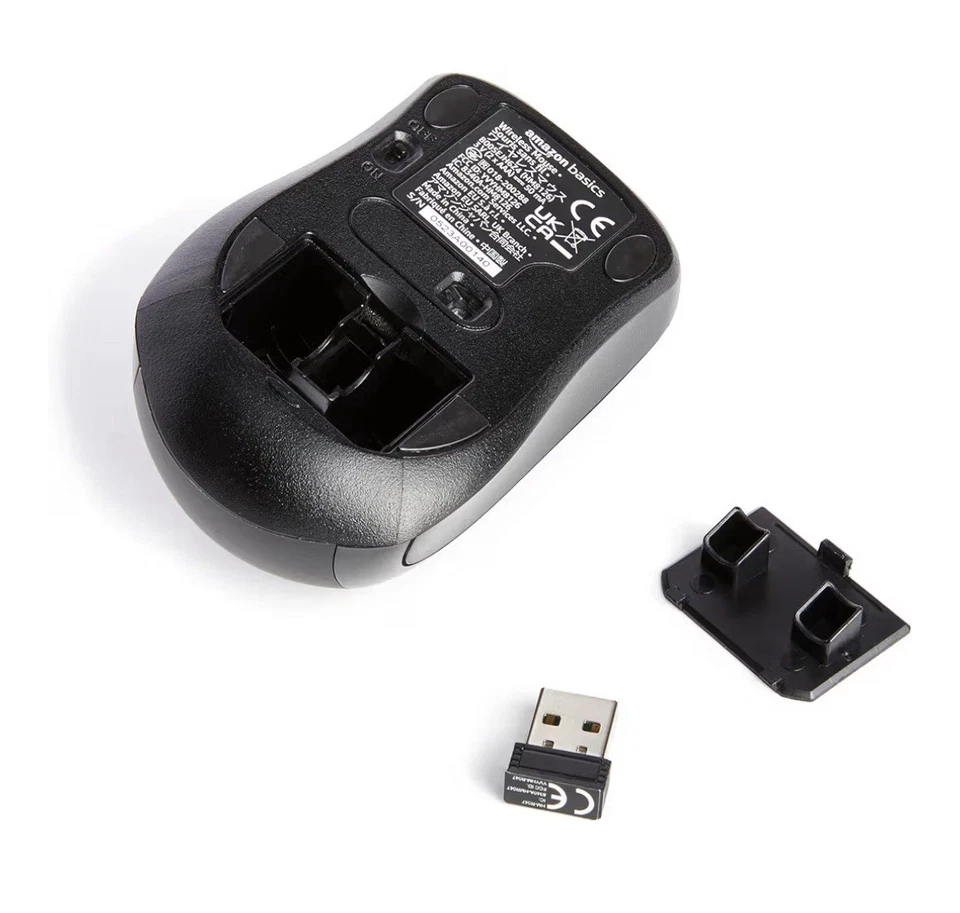 Amazon Basics Wireless Mouse, Ergonomic 2.4GHz Optimal DPI Adjustable -BRAND NEW - Image 3 of 3