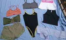 Lot 8 Women's SMALL Tops/Shorts/Crop/Bandeau/BodySuit/T-Shirt Multi Brands
