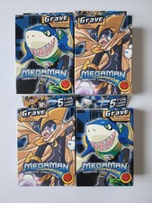 (4 Total) Mega Man NT Warrior TCG Grave 2 Bass 2 Sharkman Starter Decks