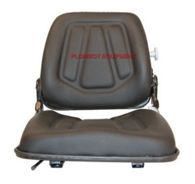 SKID STEER LOADER FORK LIFT Fold Down SEAT w Adjust Slide Tracks for Case IH