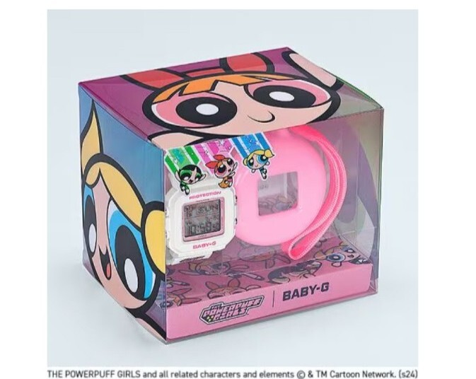 THE POWERPUFF GIRLS コラボ BGD-10KPP-7JR G-Shock] The PowerPuff Girls Collaboration Model / BGD-10KPP