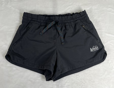 REI Co-Op Girls Running Shorts Size Small 8 Black Lined Hiking Athletic Charity