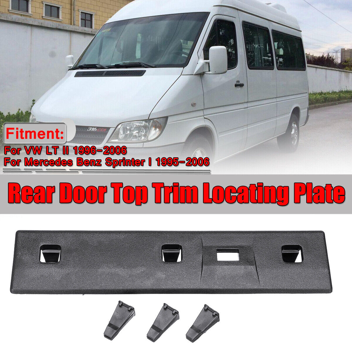 9017660219 FOR DODGE MERCEDES SPRINTER REAR DOOR UPPER PLATE STRIP