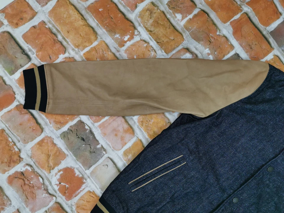 NEU*CHEVIGNON VINTAGE COLLEGEJACKE*RUSSISCH*B DENIM*RETRO*GR: L - XL*NEU - Bild 3 von 4