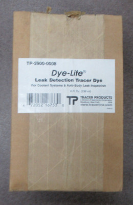 TRACERLINE TP-3900-0008 DYE-LITE LEAK DETECTION TRACER DYE 8oz