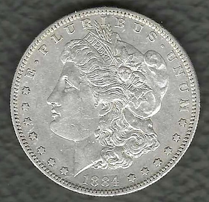 1884 S - Morgan Silver Dollar (1884-2)