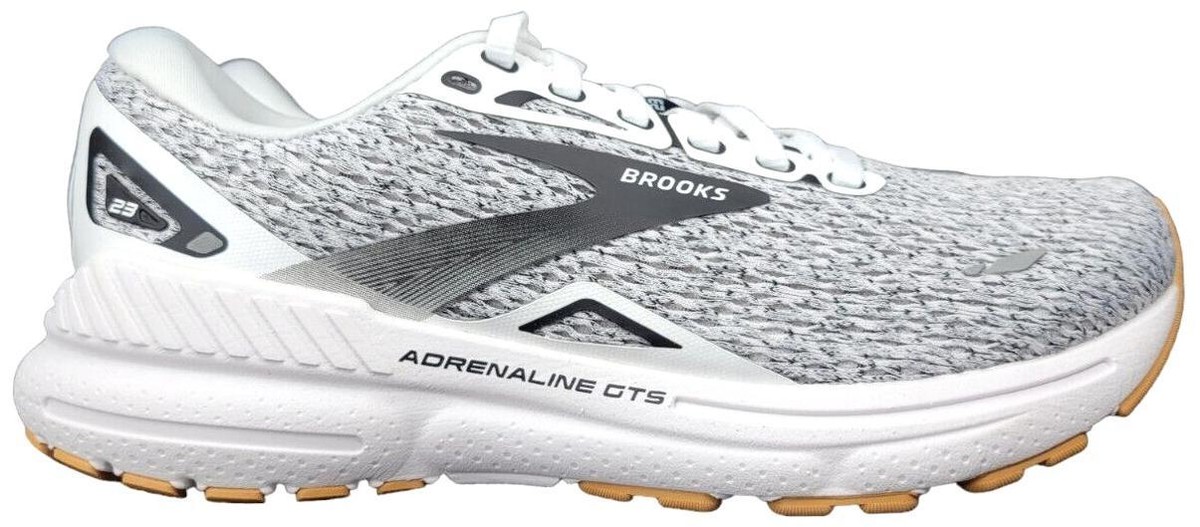 Brooks Adrenaline GTS 23 W 12 Wide M 10.5 Shoe White Running Walking 1203811D104 10058-148M-MediumZoom-  main image 2