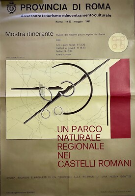 A Natural Park in the Roman Castles - Original Poster - Rome - 1981 -