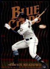 2019 Topps Finest Blue Chips Austin Meadows Tampa Bay Rays