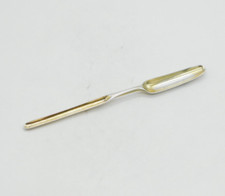 George III Sterling Silver Gilt Bone Marrow Scoop Antique 1766 London