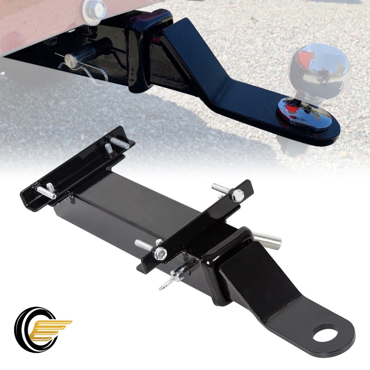 Golf Cart Rear Trailer Hitch w/2