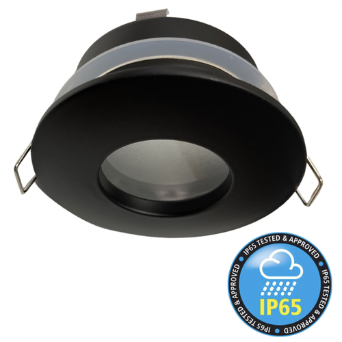 Recessed Downlight Round Bathroom GU10 Ceiling Light Fixture IP65 Spotlight Fixt - Picture 2 of 9