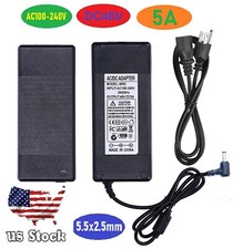 AC 100-240V DC 48V 5A Power Adapter Supply Use for CCTV LED Display IP Camera