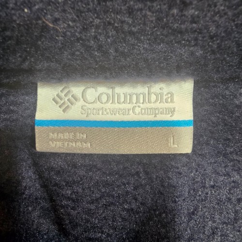 COLUMBIA Women's Benton Springs Snap-Front Fleece Pullover Purple Size L - Picture 5 of 7
