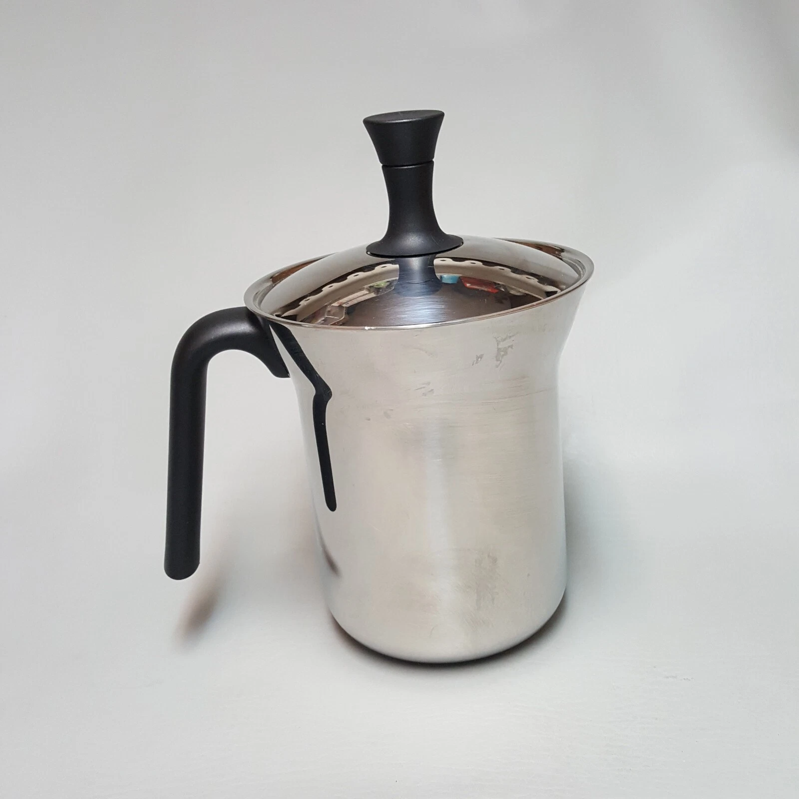 Alessi MAMI Stephano Giovannoni Stainless French Press Coffee Press 2002 Retired