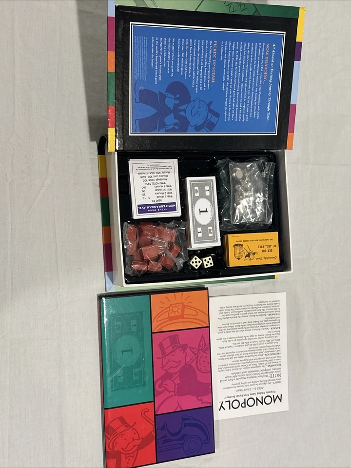 2006 MONOPOLY Game Collection Book Shelf Edition Hasbro New - Image 3 of 4