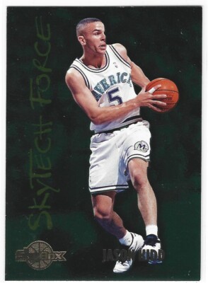 JASON KIDD 1994-95 SKYBOX PREMIUM SKYTECH FORCE MAVERICKS CAL GOLDEN BEARS S5