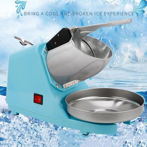 Tritaghiaccio Commerciale Latte Tè Shop 220V 300W Pialla Ghiaccio Casa Macchina per Fare Ghiaccio - Foto 3 di 6