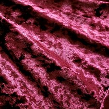BURGUNDY CRANBERY WINE VELOUR VELVET FABRIC 58" BY THE YARD 2 WAY STRETCH