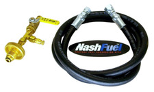 Partial POL Liquid Propane Transfer Kit Tank Grill 100lb Unloading 1/2" Hose