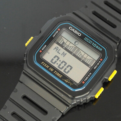 ️ Vintage 1989 CASIO FT-100W Marlin 844 FISH EN TIME ️ Vintage 1989 CASIO FT-100W Marlin 844 FISH EN TIME