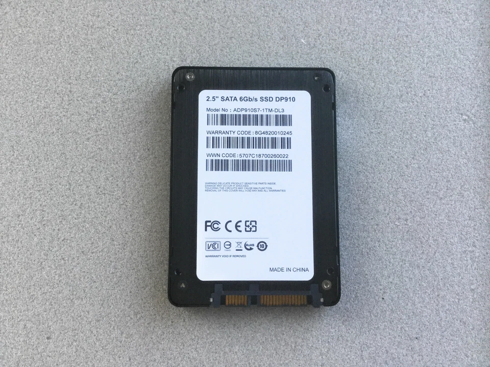 ADATA ADP910S7-1TM-DL3 DP910 2.5" 1TB 6Gbp SATA SSD For Laptop & Desktop inc VAT - Image 3 of 4