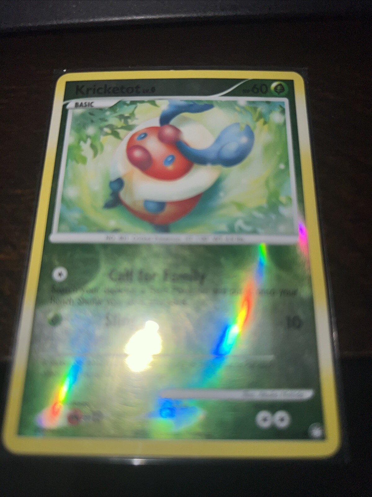 Kricketot #86/123 Mysterious Treasures Pokemon tcg REVERSE HOLO LP
