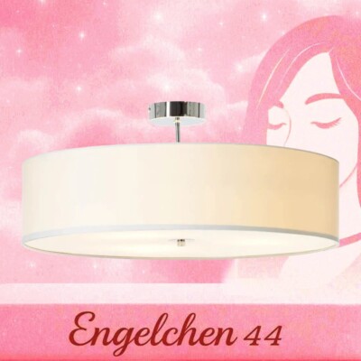 Deckenleuchten E27 60W Design Lampe Metall Textil 60cm Brilliant Leuchten ANDRIA