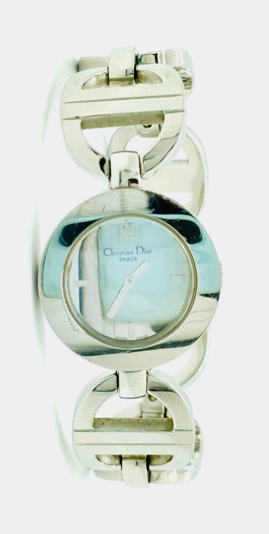 Auth Christian Dior Watch CD022110 25mm Women's Silver | eBay Auth Christian Dior Watch CD022110 25mm Women's Silver | eBay