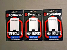 (3) New Dynatrap Glue Card Refills for Indoor Dynatrap Fly Trap Models DT3007