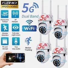 Wireless 5G WiFi Security Camera System Smart outdoor Night Vision Camera 1080P
