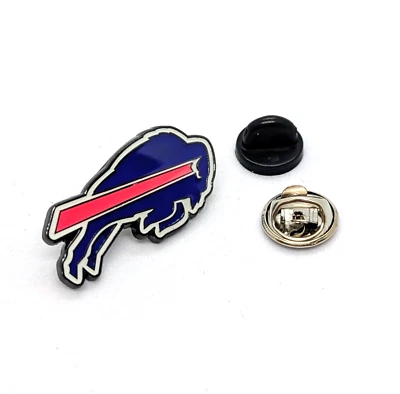 BUFFALO BILLS PIN Football NFL Logo Black-Backed Gift Enamel Hat Lapel Brooch
