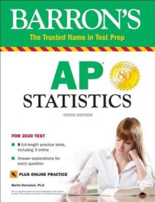 Barron's AP Statistics with Online Tests - Paperback - VERY GOOD